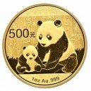 "Китайская панда (1oz)", монета, золото