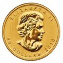 "Кленовый лист (1 oz), монета, золото